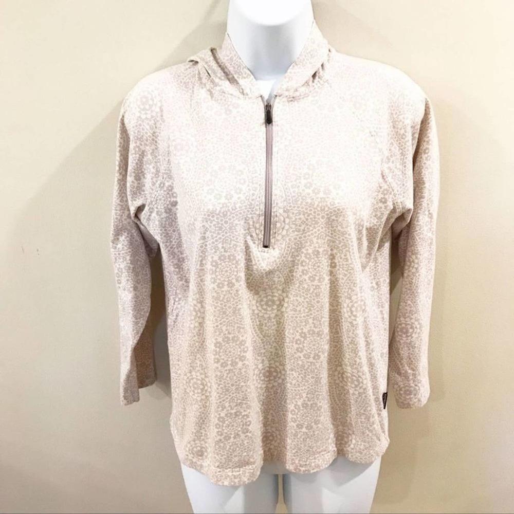 Patagonia Damask Half Zip Hooded Pullover Small - Picture 3 of 14